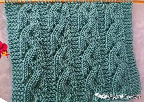 針織作品 40個美麗的針織針跡設計圖案