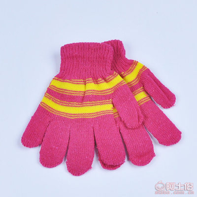 冬日保暖必備 奧聞S1029針織五指魔術手套，時尚與實用兼具